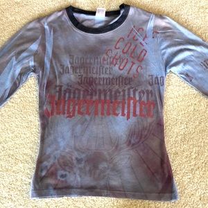 Super soft long sleeve Jagermeister T-shirt.